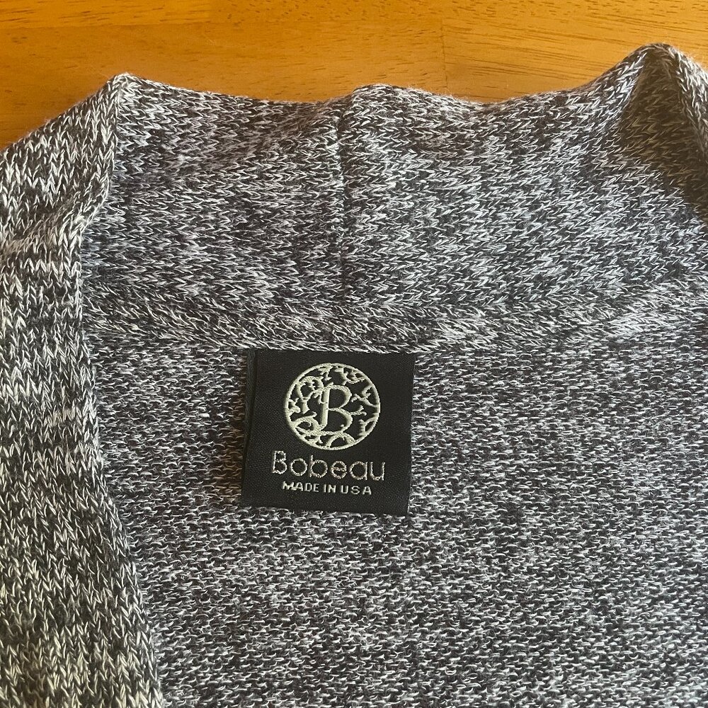 Size 1X Bobeau heathered sweater vest - Picture 4 of 4